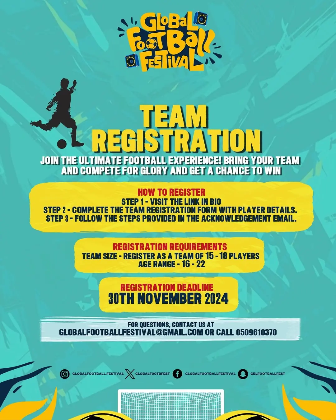 Team Registratin, Apply Now!